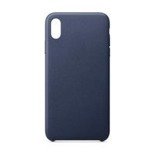 ECO Leather case cover for iPhone XS Max blue, Blue