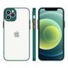 Milky Case silicone flexible translucent case for iPhone SE 2022 / SE 2020 / iPhone 8 / iPhone 7 dark green
