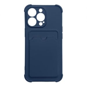 Card Armor Case cover for iPhone 11 card wallet Air Bag armored housing navy blue