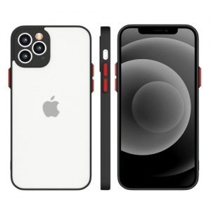 Milky Case silicone flexible translucent case for iPhone 8 Plus / iPhone 7 Plus black