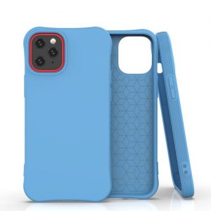 Soft Color Case flexible gel case for iPhone 12 Pro / iPhone 12 blue