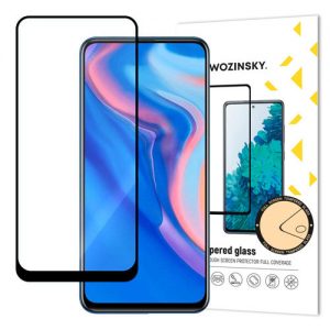 Wozinsky Tempered Glass Full Glue Super Tough Screen Protector Full Coveraged with Frame Case Friendly for Huawei P Smart Z / Huawei P Smart Pro / Honor 9X black