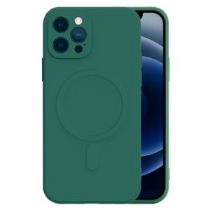 TEL PROTECT MAGSILICONE CASE FOR IPHONE 13 PRO MAX DARK GREEN